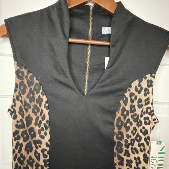Almost Famous Slimming Leopard Print Sleeveless Dress - Picture 8 of 14
